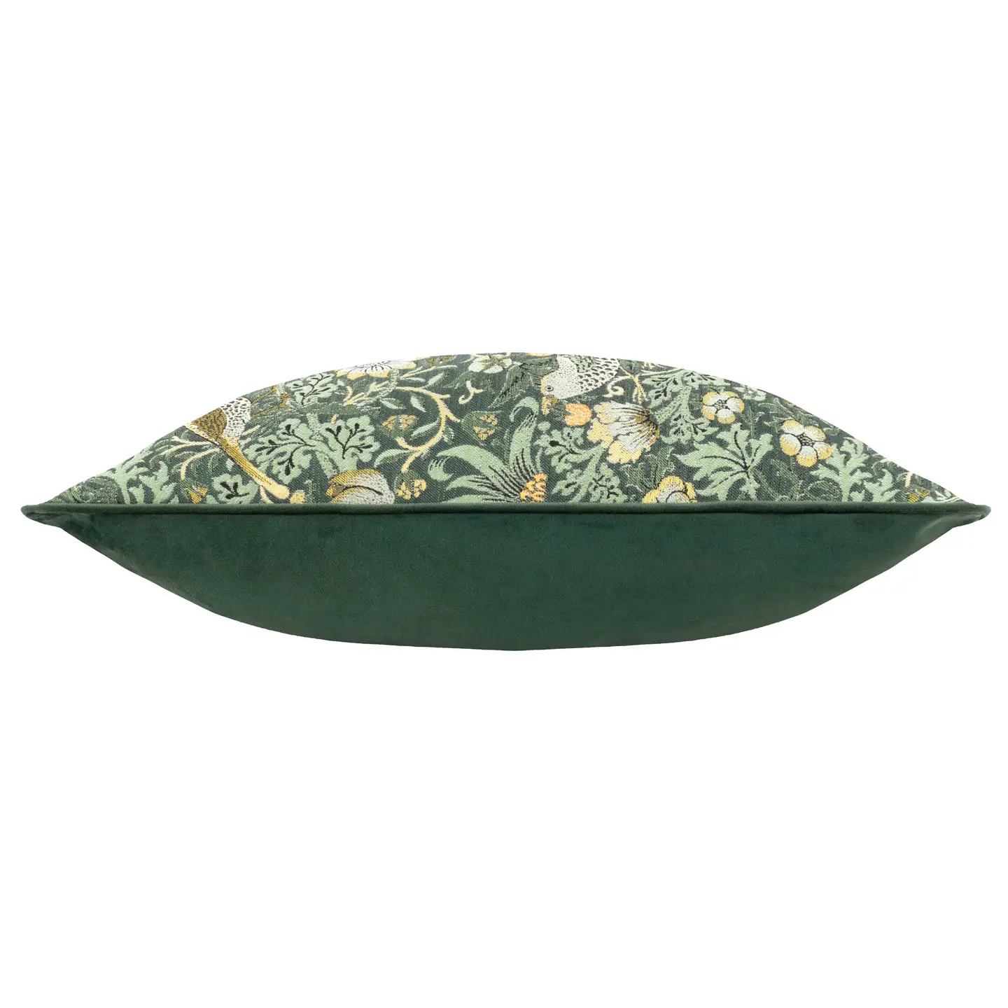 Copricuscino in Jacquard con bordo traforato "Ladro di Fragole" (William Morris), foto 5