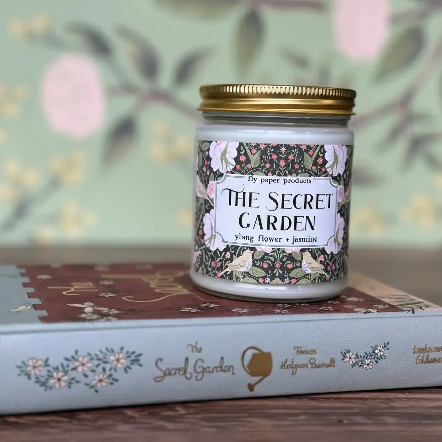Candela "Il Giardino Segreto" - Gelsomino e Fiore di Ylang, foto 2