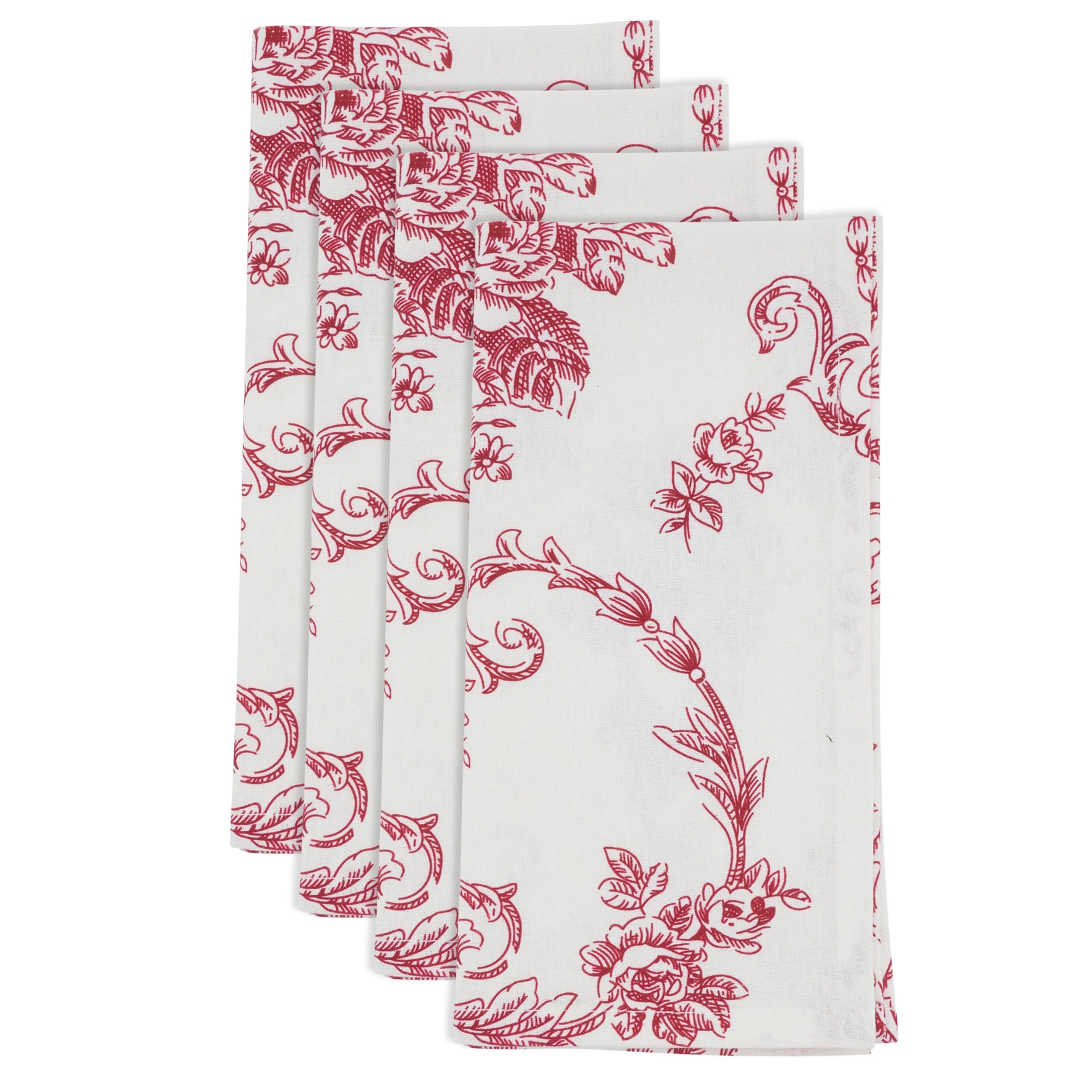 Tovagliolo "Red Floral", foto 3